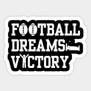 Football Dreams Victory Sticker